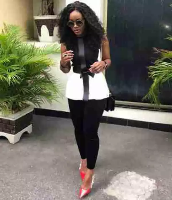 BBNaija: CeeC Slays In White And Black Outfit (Photo)